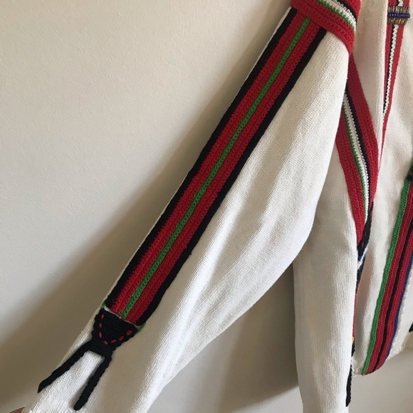 Unisex Vintage Michael Simon Suspenders Cardigan Sweater - Picture 5 of 11